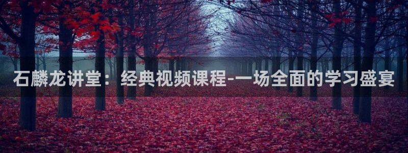 直播吧ncaa：石麟龙讲堂：经典视频课程-一场全面的学习盛宴